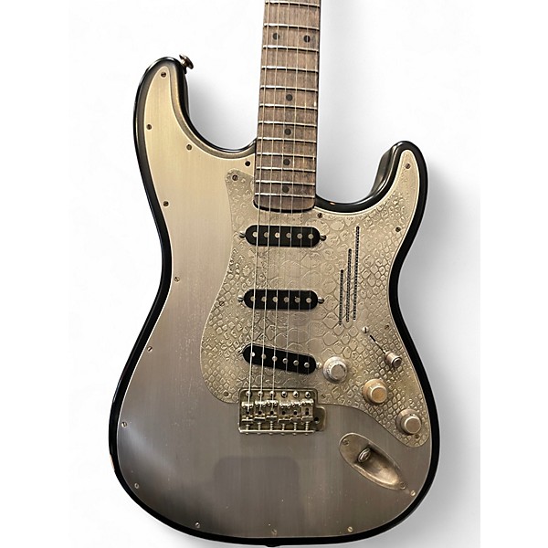 Used 2017 James Trussart Custom Steel-O-Matic Strat Style Black Relic Solid Body Electric Guitar