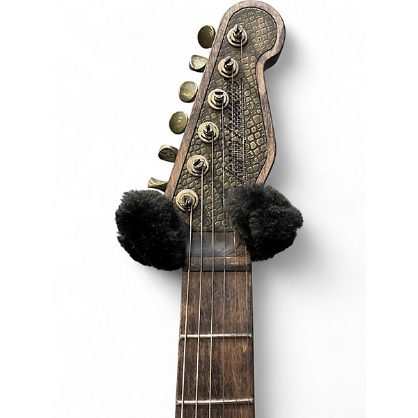 Used 2017 James Trussart Custom Steel-O-Matic Strat Style Black Relic Solid Body Electric Guitar