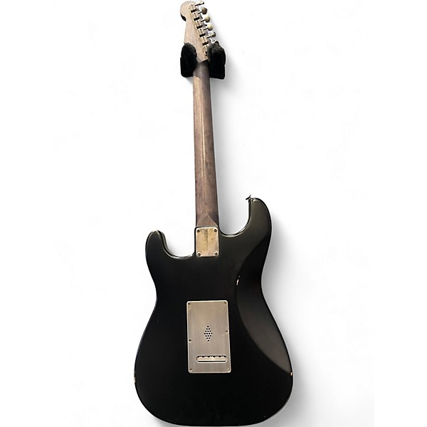 Used 2017 James Trussart Custom Steel-O-Matic Strat Style Black Relic Solid Body Electric Guitar