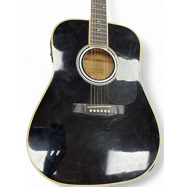 Used Estaban AL-100 BLACK Acoustic Electric Guitar