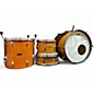Used 1970s Stewart 4 Piece Japanese Orange Sparkle Drum Kit thumbnail