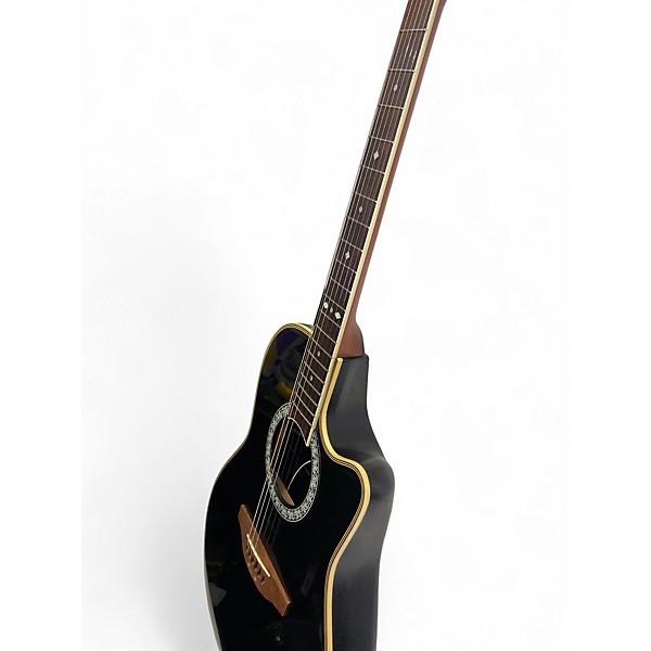 Used Ovation CC 057 Black Acoustic Electric Guitar