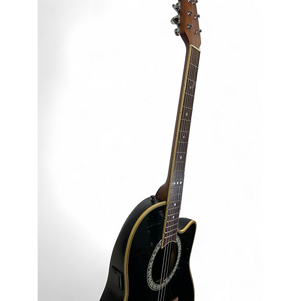 Used Ovation CC 057 Black Acoustic Electric Guitar