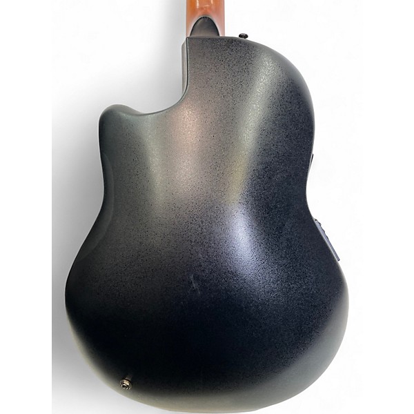 Used Ovation CC 057 Black Acoustic Electric Guitar