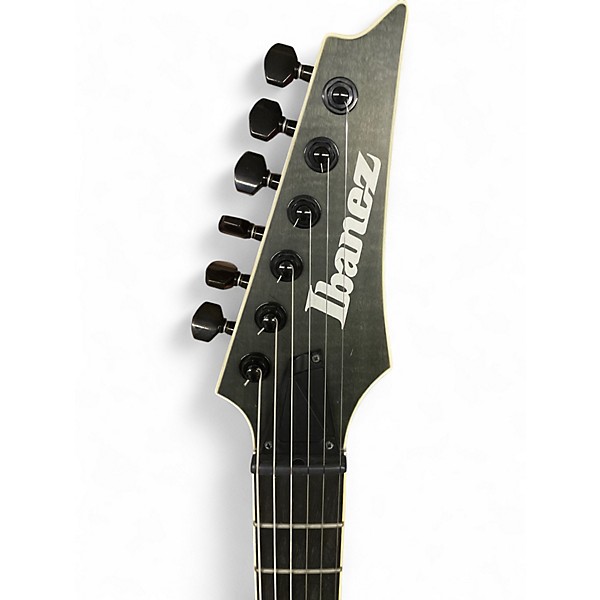 Used Ibanez RGAIX6FM Transparent Gray Flat Solid Body Electric Guitar