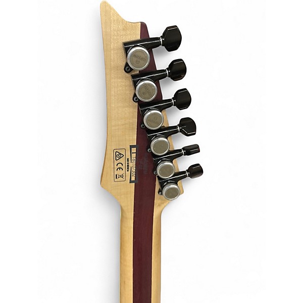 Used Ibanez RGAIX6FM Transparent Gray Flat Solid Body Electric Guitar