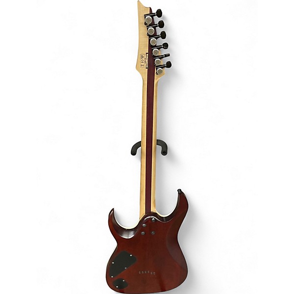 Used Ibanez RGAIX6FM Transparent Gray Flat Solid Body Electric Guitar