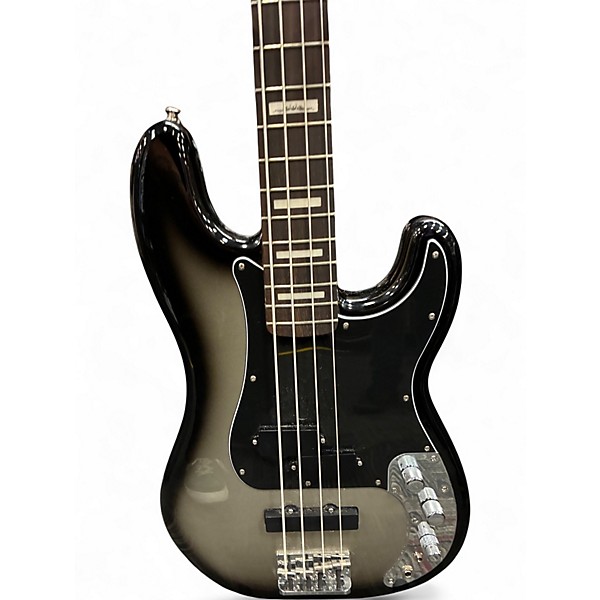 Used Fender Troy Sanders PJ Bass Silver Burst Electric Bass Guitar