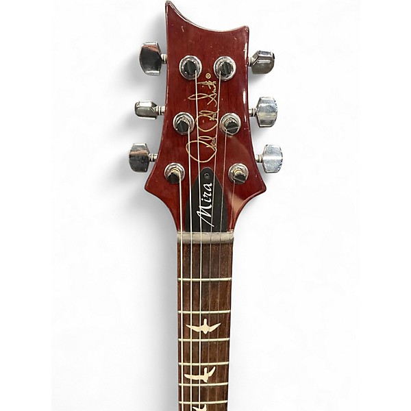 Used PRS Mira Wine Red Solid Body Electric Guitar