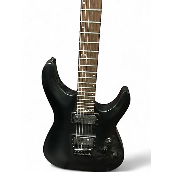 Used Schecter Guitar Research C1 STEALTH Black Solid Body Electric Guitar