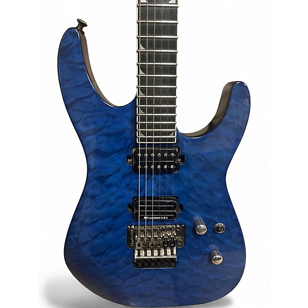 Used Jackson SL2Q Pro Series Soloist Blue Solid Body Electric Guitar