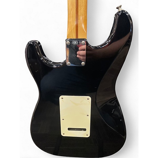 Used Fender Standard Stratocaster Black Solid Body Electric Guitar