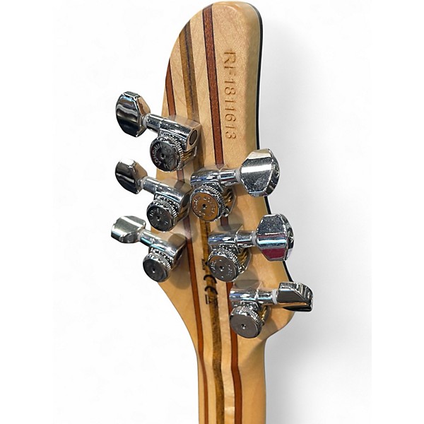 Used Mayones Regius 6 Trans Graphite Aquamarine Fade Satin Solid Body Electric Guitar