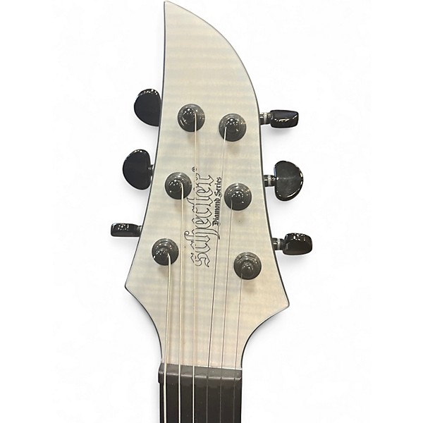 Used Schecter Guitar Research KM6 MKIII Legacy white Solid Body Electric Guitar