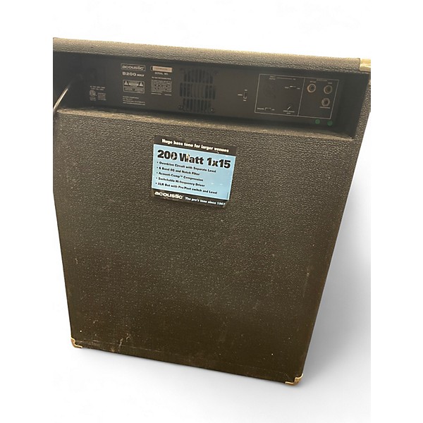 Used Acoustic B200MKII 200W 1x15 Bass Combo Amp