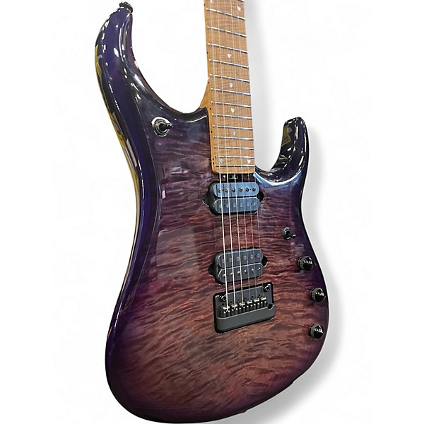Used Ernie Ball Music Man JP15 John Petrucci Signature quilted nebula burst Solid Body Electric Guitar