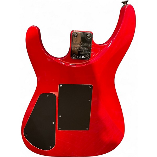 Used Jackson JS34Q Dinky Trans Red Solid Body Electric Guitar