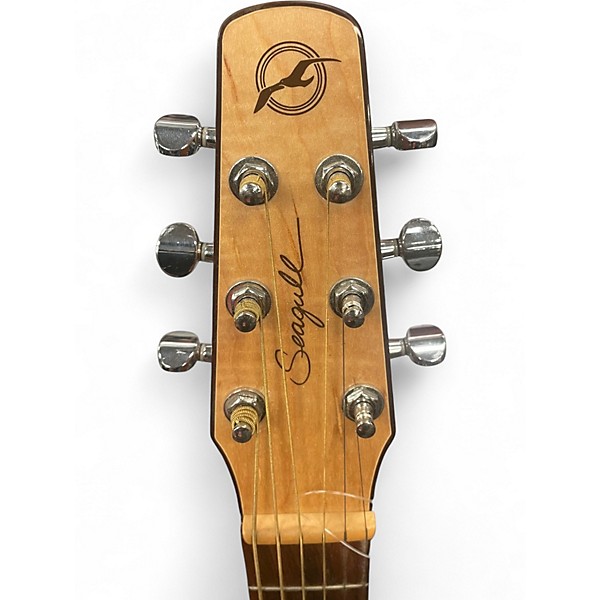 Used Seagull Performer CW Folk Natural Acoustic Electric Guitar