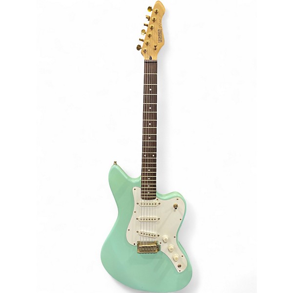 Used Hohner JT60 Surf Green Solid Body Electric Guitar
