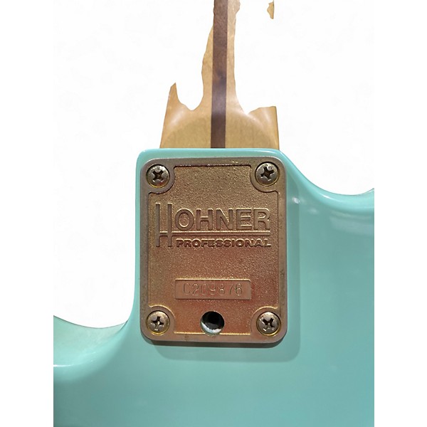 Used Hohner JT60 Surf Green Solid Body Electric Guitar