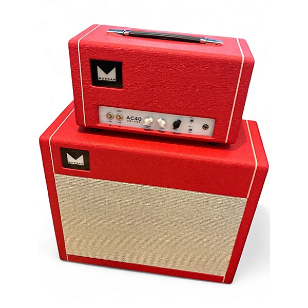 Used Morgan Amplification ac40 deluxe Guitar Stack