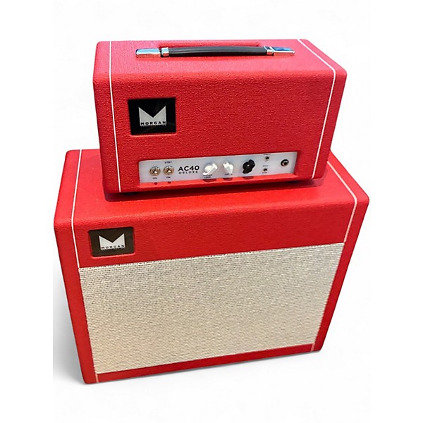Used Morgan Amplification ac40 deluxe Guitar Stack