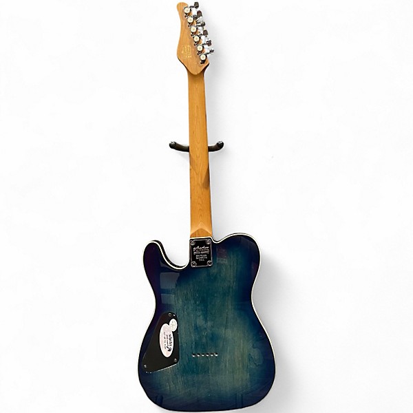 Used Schecter Guitar Research PT PRO Blue Burst Solid Body Electric Guitar