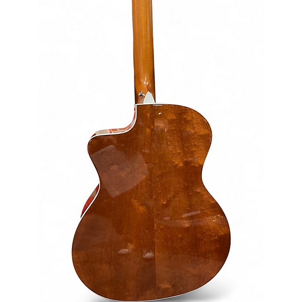 Used Taylor 214 QS DLX Natural Acoustic Electric Guitar