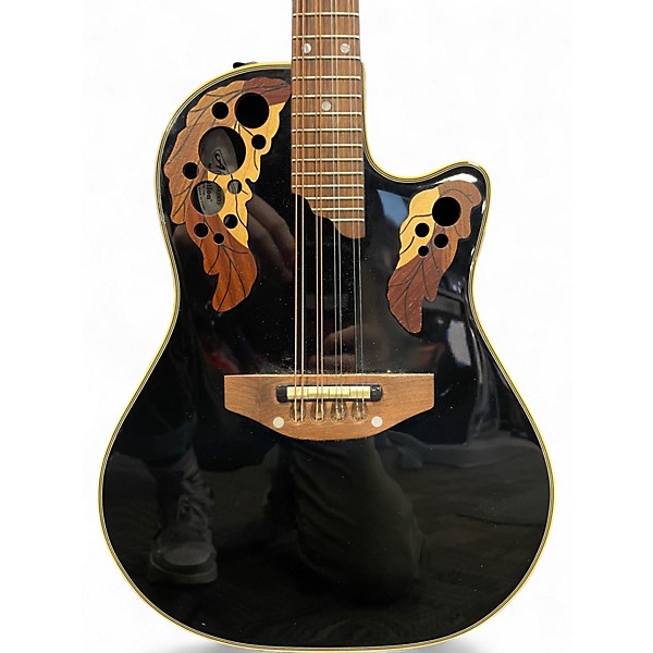 Used Applause By Ovation MAE148 Roundback Black Mandolin