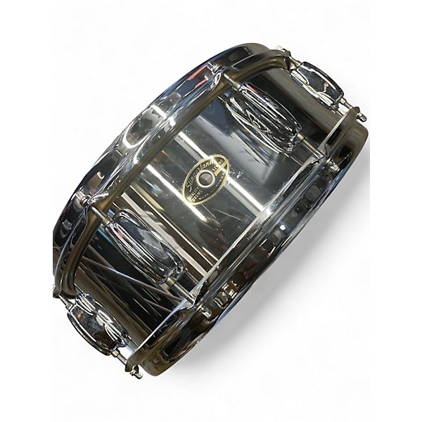 Vintage 1960s Slingerland 14in FESTIVAL SNARE Silver Drum