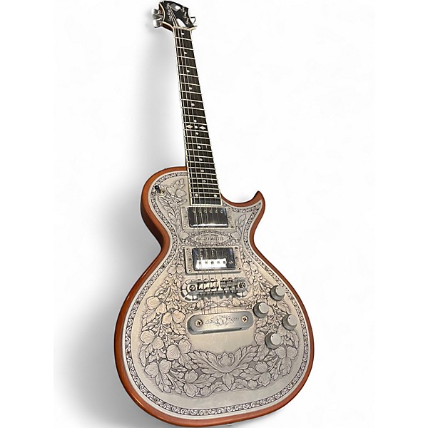 Used Zemaitis c24mf Chrome Solid Body Electric Guitar