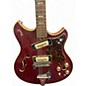 Used Kent Semi Hollow Trans Red Hollow Body Electric Guitar