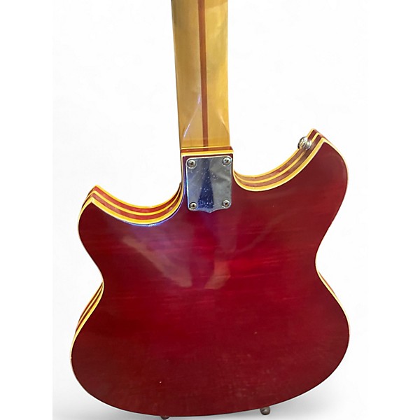 Used Kent Semi Hollow Trans Red Hollow Body Electric Guitar