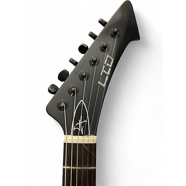 Used ESP LTD James Hetfield Snakebyte Black Solid Body Electric Guitar