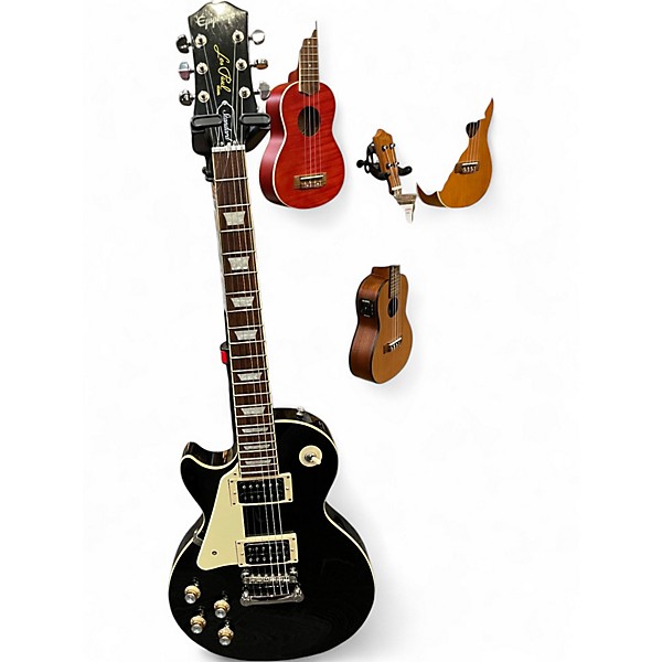 Used Epiphone Les Paul Standard Black Solid Body Electric Guitar