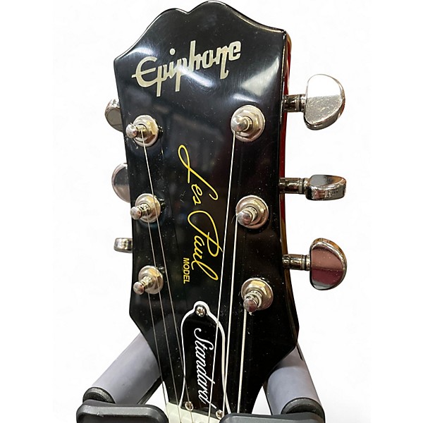 Used Epiphone Les Paul Standard Black Solid Body Electric Guitar