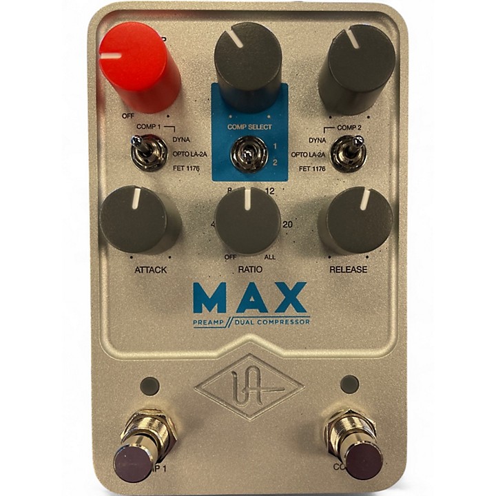 【USED】UAFX Max Preamp & Dual Compressor Used Universal Audio UAFX Max Effect Pedal | Guitar Center