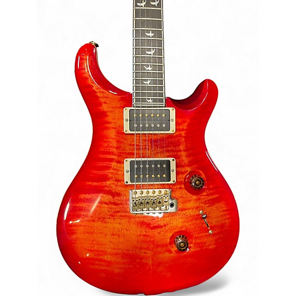 Used 2015 PRS Custom 24 Artist 30th Anniversary blood orange Solid Body Electric Guitar
