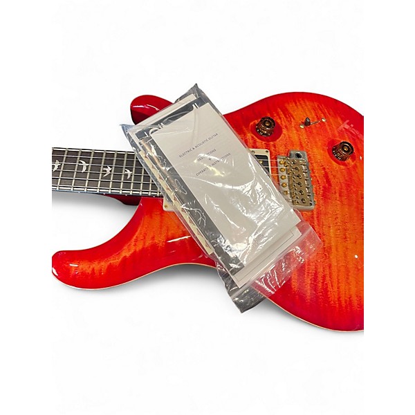 Used 2015 PRS Custom 24 Artist 30th Anniversary blood orange Solid Body Electric Guitar