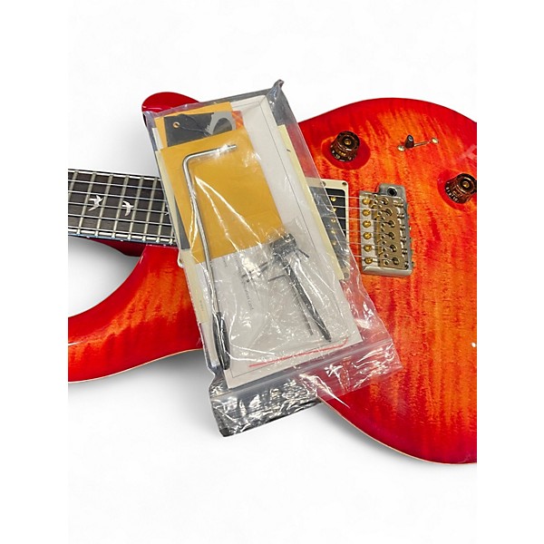 Used 2015 PRS Custom 24 Artist 30th Anniversary blood orange Solid Body Electric Guitar