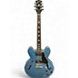 Used Gibson ES335 Memphis Blue Hollow Body Electric Guitar thumbnail