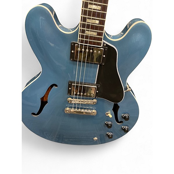 Used Gibson ES335 Memphis Blue Hollow Body Electric Guitar
