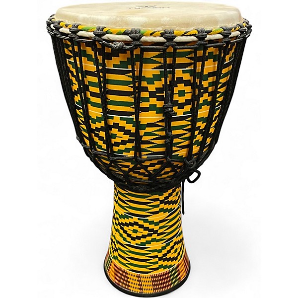 Used Tycoon Percussion KENTE FINISH Djembe