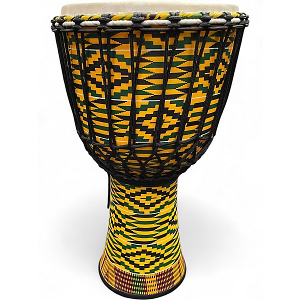 Used Tycoon Percussion KENTE FINISH Djembe