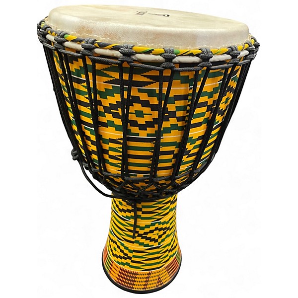 Used Tycoon Percussion KENTE FINISH Djembe