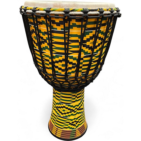 Used Tycoon Percussion KENTE FINISH Djembe