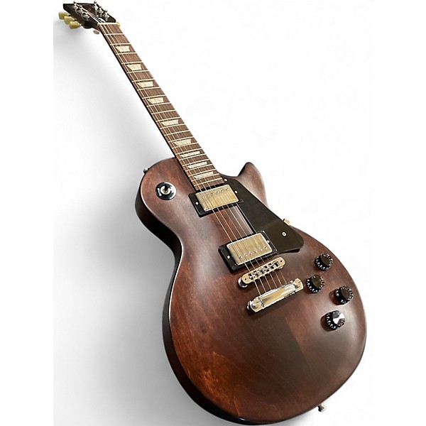 Used Gibson Les Paul Studio Worn Brown Solid Body Electric Guitar