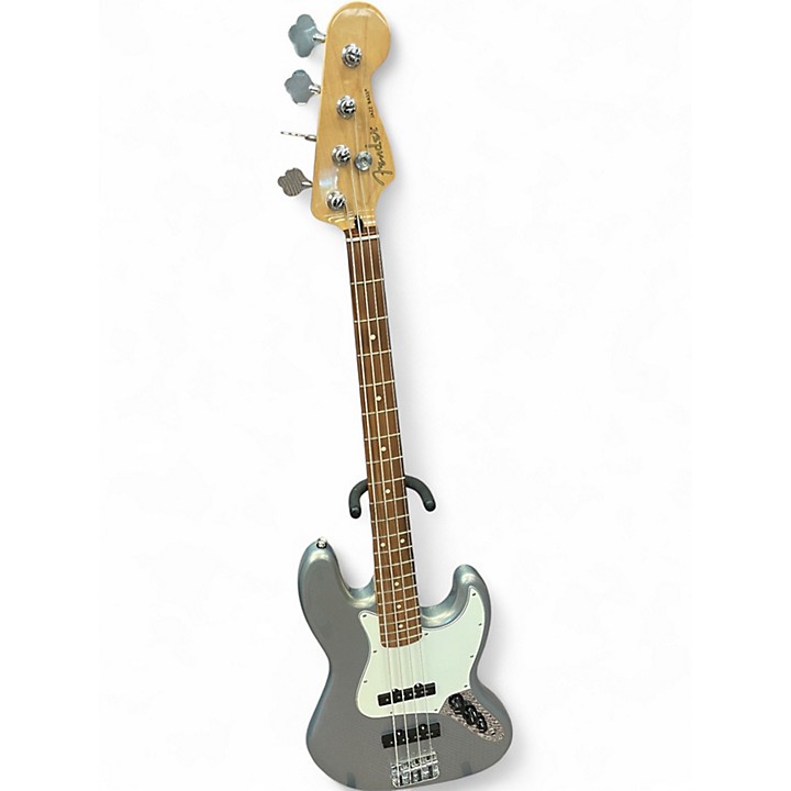 ベース Fender Player Jazz Bass silver Fender Player Jazz Bass - Silver with Pau Ferro Fingerboard
