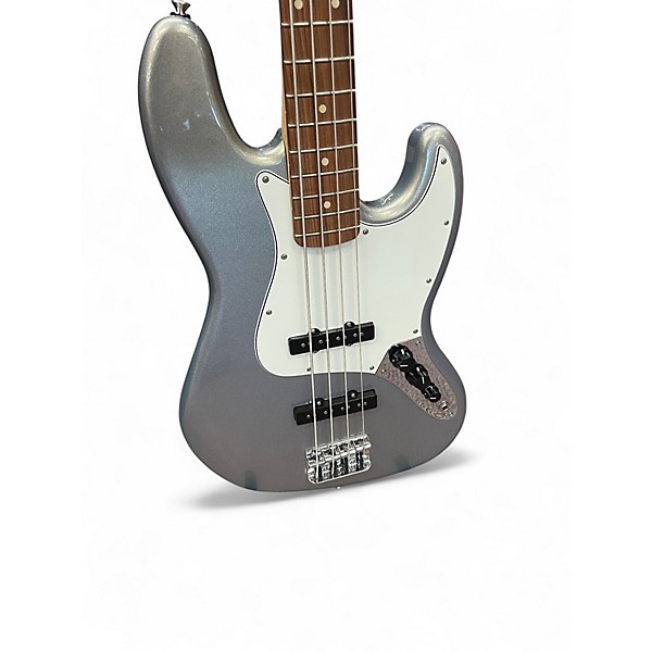 ベース Fender Player Jazz Bass silver Fender Player Jazz Bass - Silver with Pau Ferro Fingerboard