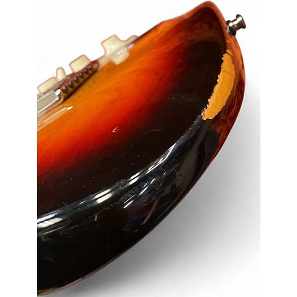 Vintage 1999 Fender Standard Stratocaster 3 Color Sunburst Solid Body Electric Guitar